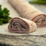 Turkey roll-ups with salami